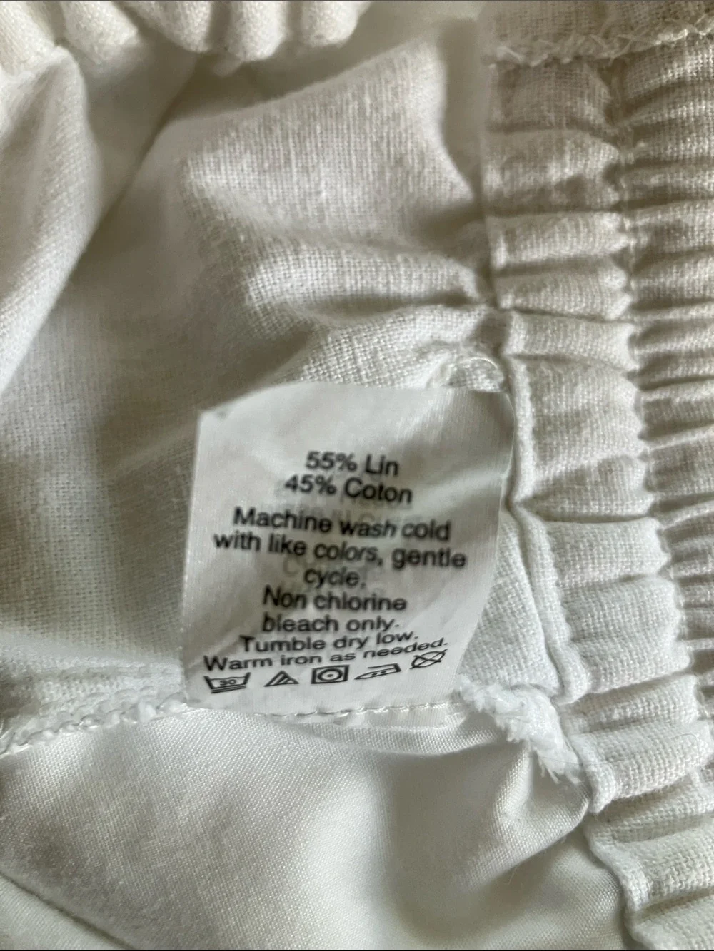 J. Crew white linen-blend Seaside Pants size 2